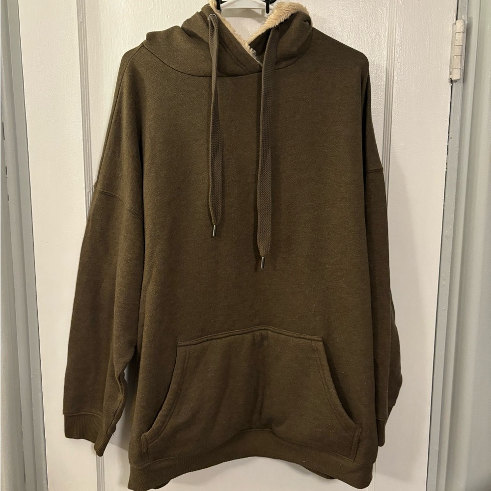 Aerie sweatshirt with faux fur lining